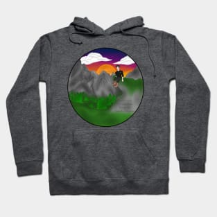 Sunset View (with quote) Hoodie